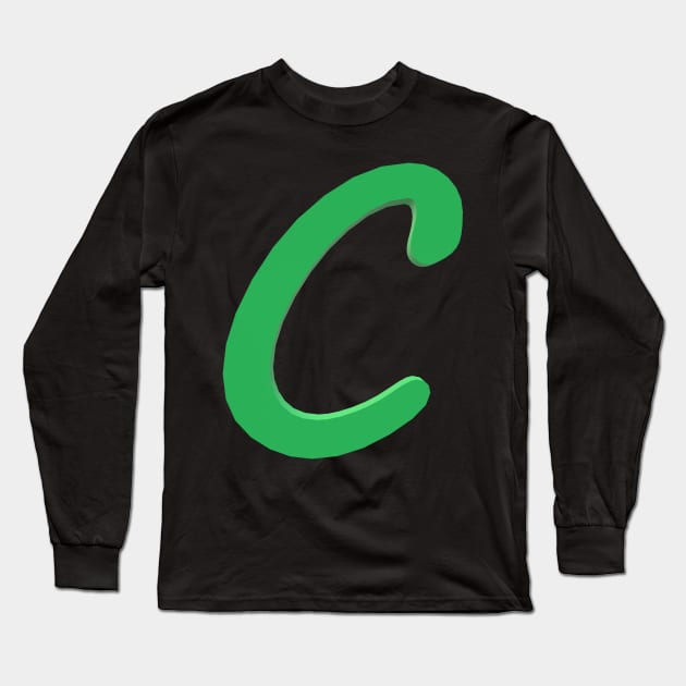 Letter C Long Sleeve T-Shirt by CDUS